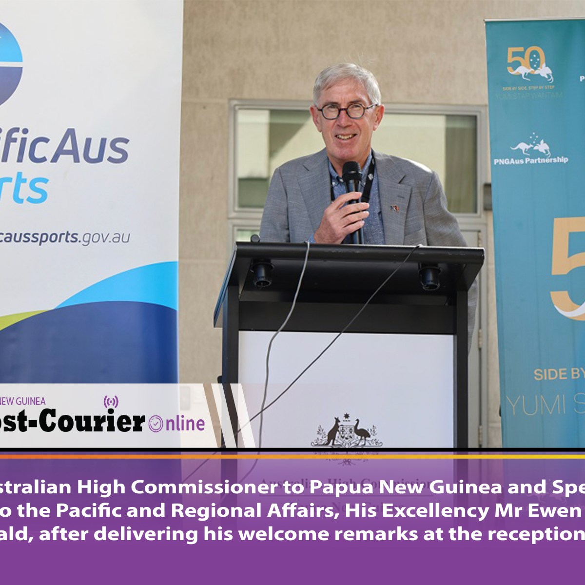 Australian High Commissioner hosts PacificAus Sports Cricket Invitational Reception