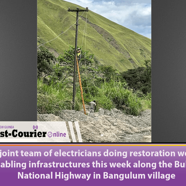 Electricity supply to be restored across Mumeng LLG by weekend: Basil